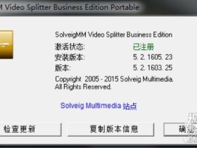 pc端无损切割视频软件：SolveigMM Video Splitter 商业版绿色精简版