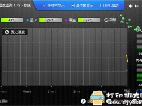 分享两款好用的电脑温度监控小软件,都是单文件绿色版