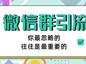 微信群引流技巧+被动收益自动变现(胜子)【视频教程完整版】