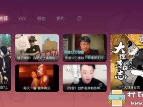 电视盒子应用:哔哩哔哩TV版1.65经典版,视频可带弹幕,非云视听小电视