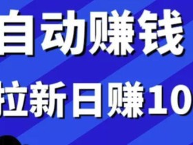 5月最新圈子社群内训课,小白也可自动赚钱,拉新日赚1千+【视频教程】