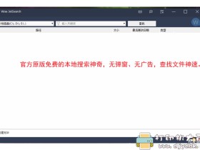 本地文件极速查找工具:Wise JetSearch 3.23 官方免费无广告版