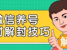 2020最新微信养号防封解封技巧,再也不用担心微信号被封,快速解封你的微信号!