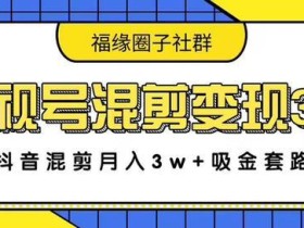 影视号混剪变现3.0,靠视频剪辑月入3W+吸金变现套路全解析【视频教程】