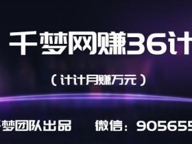 【千梦网赚36计】之4:大学生兼职粉无限裂变,轻松年赚50万操作方法【视频教程】