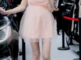 2019年3月最新韩国车模饭拍视频5部，围观养眼的小姐姐