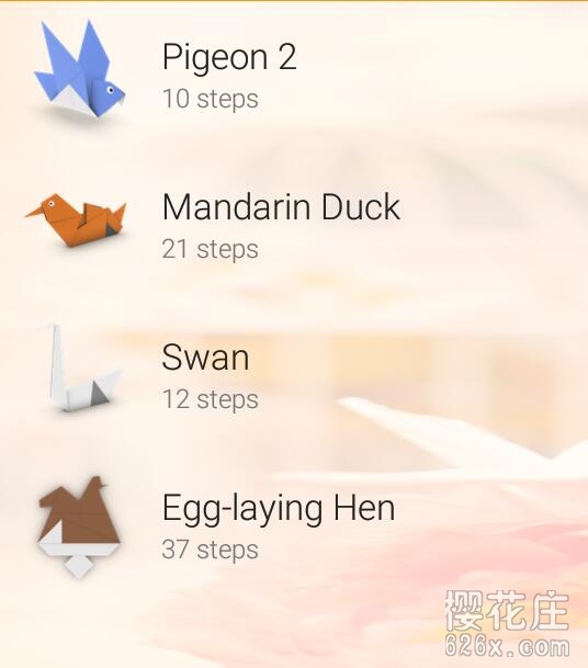 一步一步教你折小动物、玩具等的安卓app：如何制作折纸 配图 No.2