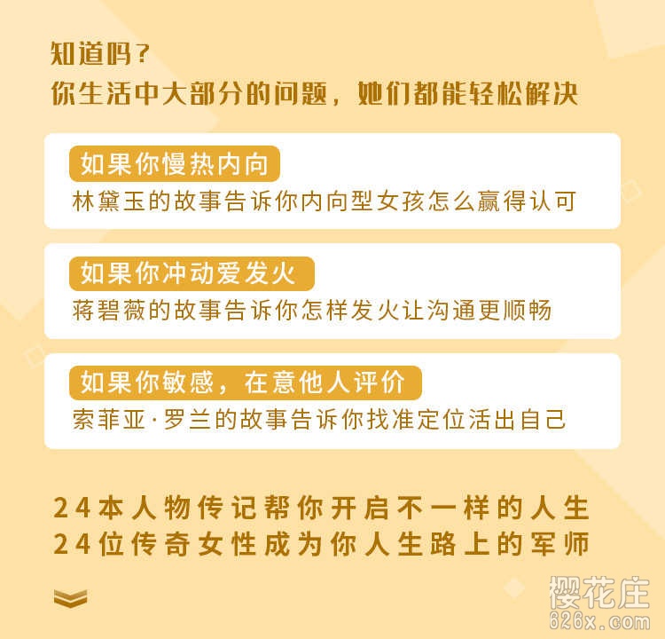 中外24位女性名人人物传记,帮你打造性格优势 情商音频课全24期 pic No.1 中外24位女性名人人物传记,帮你打造性格优势 情商音频课全24期 配图 No.1
