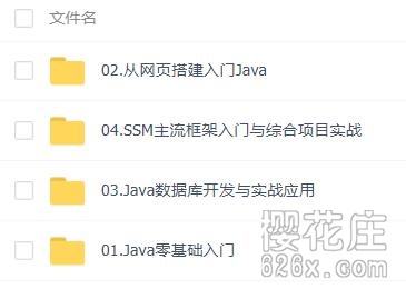 Java零基础入门到实战视频课程全套，最新2019版【65G】 配图