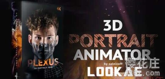 AE模板【3D Photo Face Animator】-将平面2D图片转换处理成3D空间视觉特效 pic AE模板【3D Photo Face Animator】-将平面2D图片转换处理成3D空间视觉特效 配图