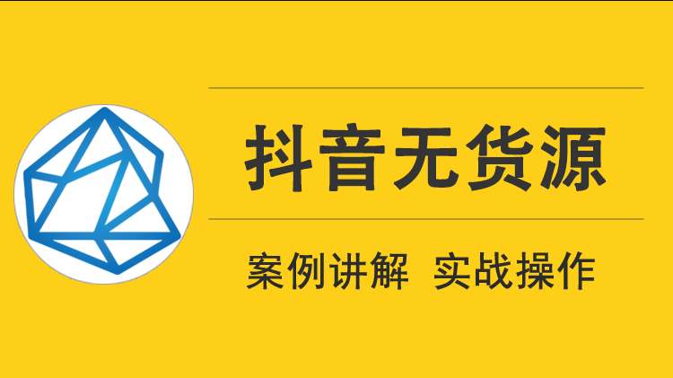 【价值1200】顽石电商 抖音无货源 案例分析+实战 视频教程 配图