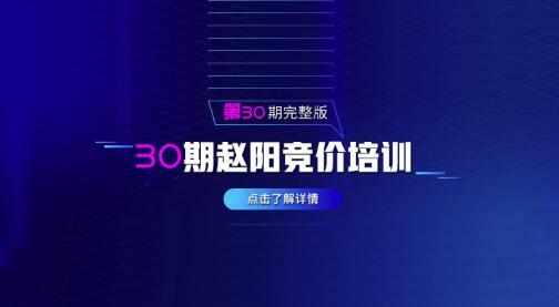 赵阳sem竞价培训 第30期（2020最新）视频课全套 价值3999元 配图