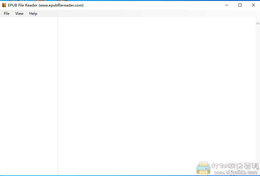 一款电脑上可看epub格式电子书的小软件 EPUB File Reader 配图 No.1