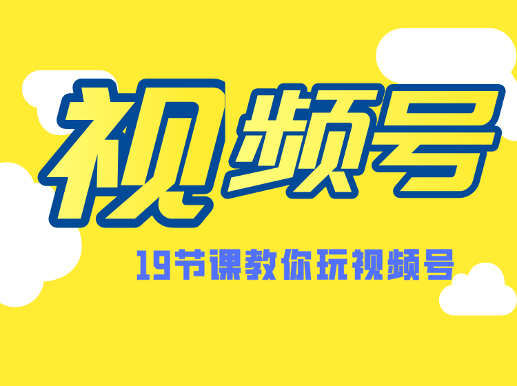 抓住红利期，微信视频号全玩法（从推荐机制到内容到涨粉再到变现）【全套视频教程】 配图