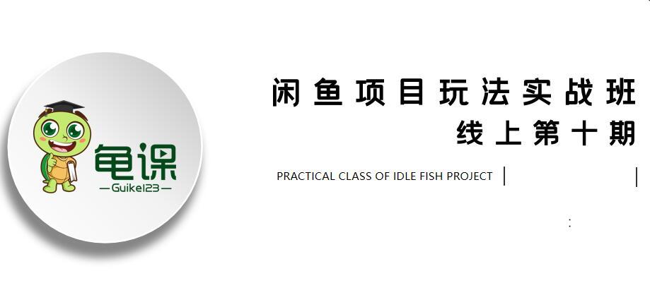 4月27日，2020闲鱼项目实战班 第10期第1课：市场分析及前期准备细节解析【视频教程】 配图