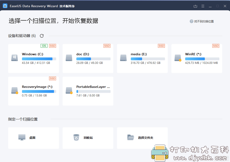 [Windows]EASEUS Data Recovery Wizard易我数据恢复v13.3.0.0终身版 配图 No.1