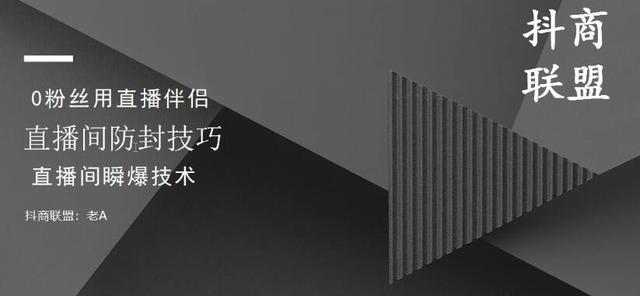 抖商联盟抖音直播培训课：0粉无人直播瞬爆技术+直播间防封技巧【视频教程】 配图