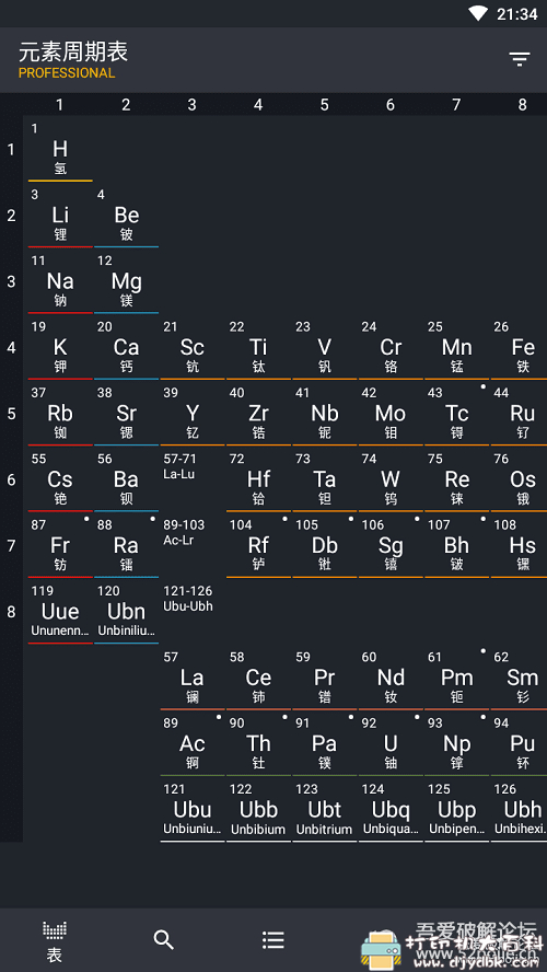 [Android]学化学小助手 元素周期表V0.2.106付费高级专业版 配图 No.1
