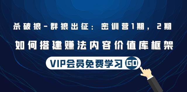 杀破狼密训营1期+2期：如何搭建赚法内容价值库框架【视频教程】 配图