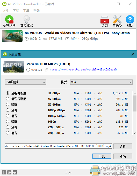 [Windows]4K Video Downloader 4.13.2.3860 便携特别版（油管、脸书视频下载器） 配图 No.1