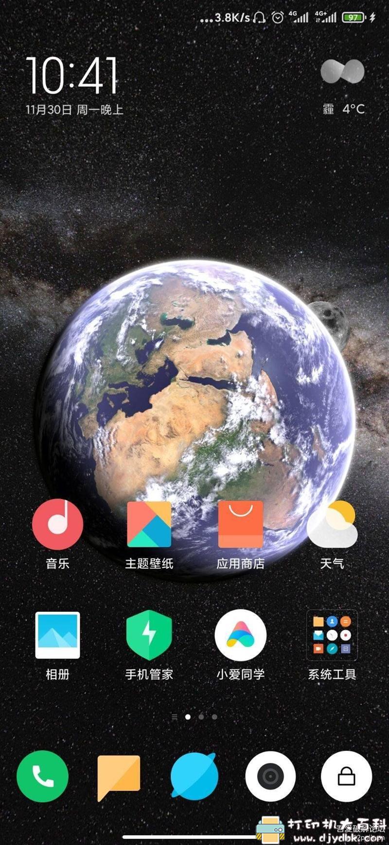 [Android]分享一款立体感超强的手机壁纸 地球与月亮手机壁纸 配图 No.1