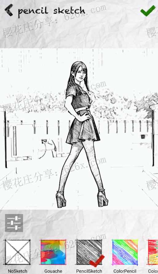 彩图秒变素描工具:安卓素描大师V1.75专业版 pic No.2 彩图秒变素描工具:安卓素描大师V1.75专业版 配图 No.2